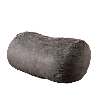 Nest 6.5 Foot Cylindrical Suede Bean Bag