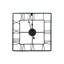 Beacham Metal Wall Clock