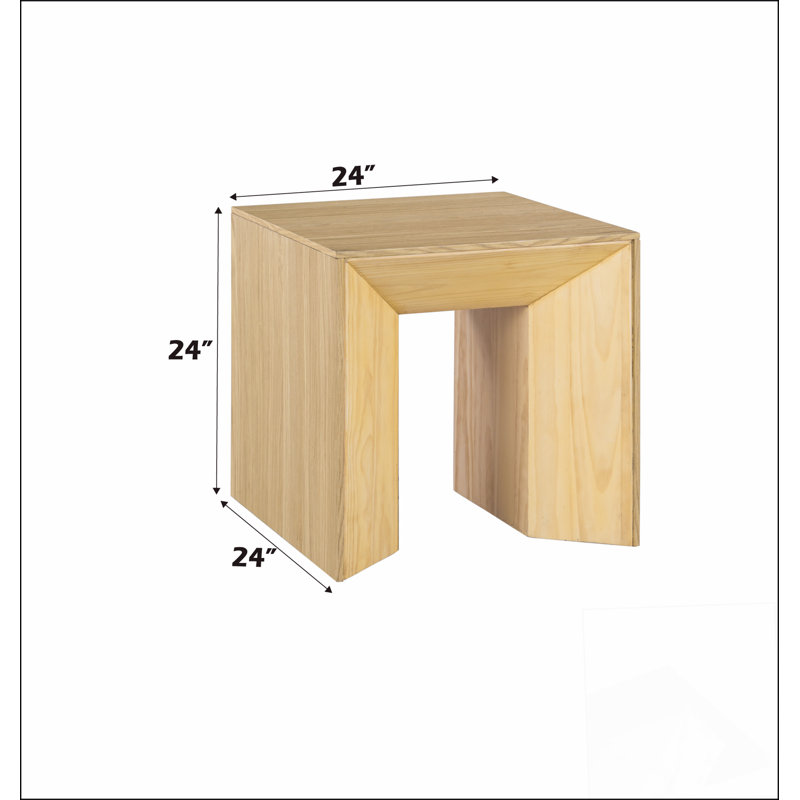 Table de bout en chêne naturel Harold