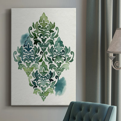 Algae and Azule Motif I, toile tendue avec châssis de qualité supérieure - prête à être accrochée