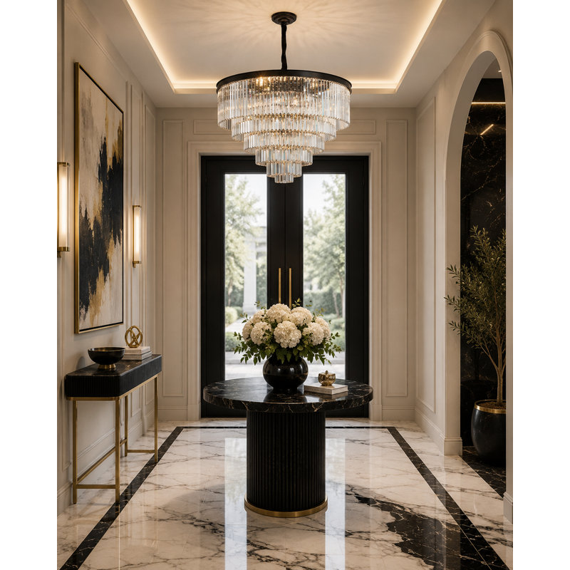 Allure 28-Light Round LED Chandelier