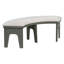 Ensemble de salle à manger 5 pièces à charme rustique avec 3 chaises rembourrées et banc incurvé-1019668168-1019668169