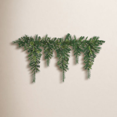 PVC Greenery 60" Pre-Lit Christmas Garland