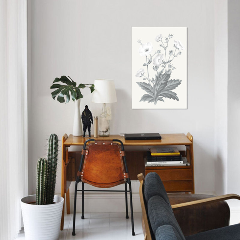 « neutral botanique vi », reproduction d’impression sur toile tendue, H 40 po x l 26 po x P 1,5 po, Toile tendue