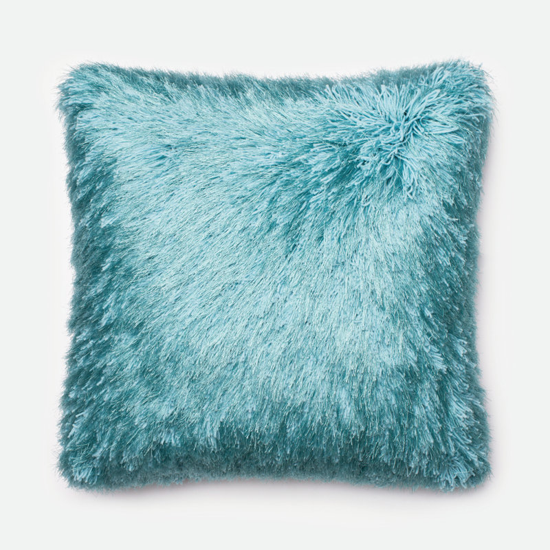 Reversible Throw Pillow, Brown, Polyester/Polyfill