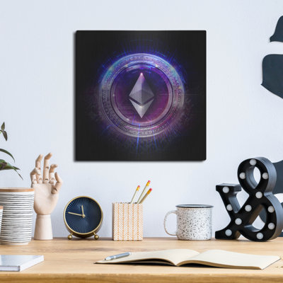 Luxe Metal Art 'Wagmi Ethereum Crypto' By Epic Por " Wagmi Ethereum Crypto " by Valentyn Artemenko