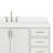 61'' Single Bathroom Vanity with White Quartz Top-93359375