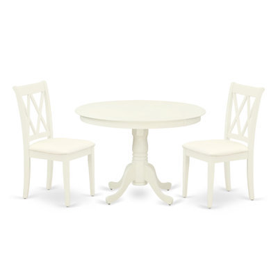 Schiraga Rubberwood Solid Wood Dining Set