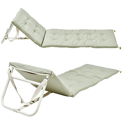 Chaise de plage inclinable: Herbe de mer