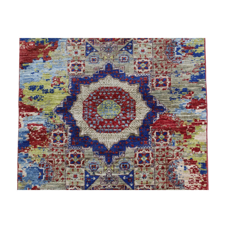 Hand Knotted Wool Area Rug