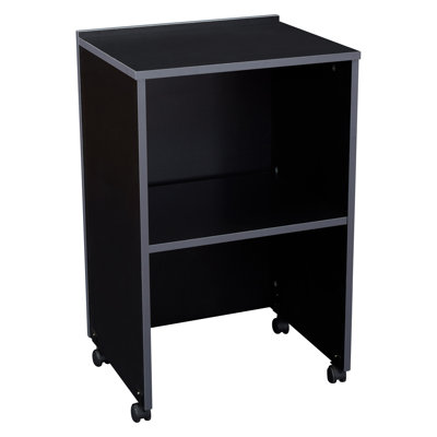 Oklahoma Sound® AV Cart/Lectern Base, Black