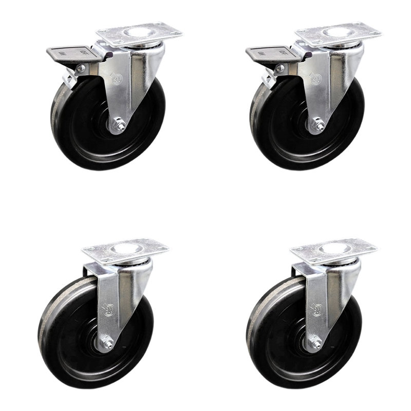 4-Piece Phenolic Caster Set