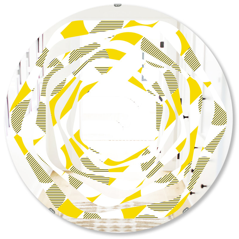 Miroir mural Whirl, H 31,5 po x l po