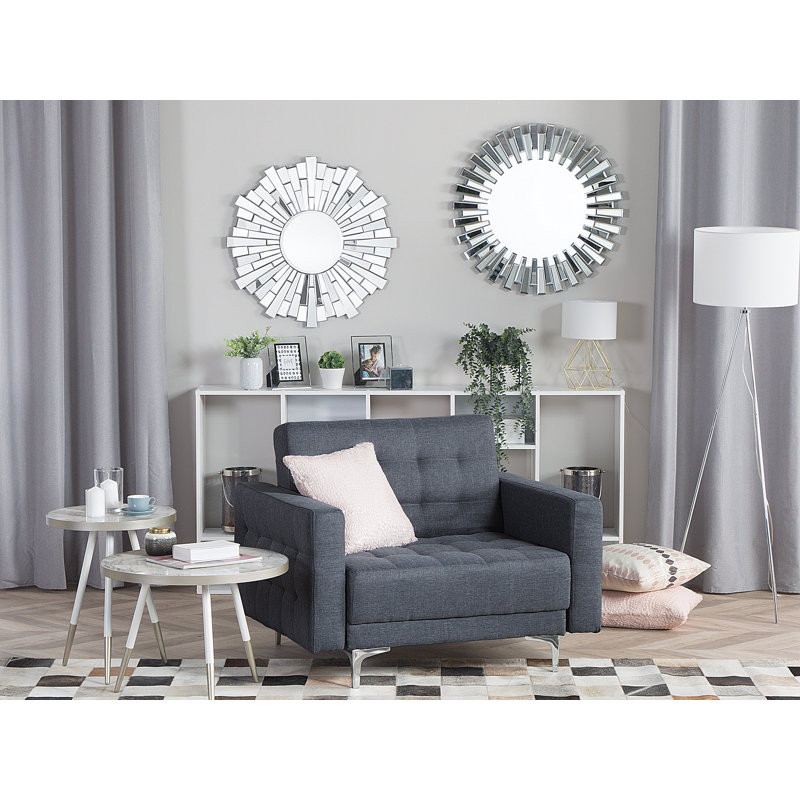 Finnegan Upholstered Armchair, Dark Grey