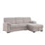 Canapé-lit modulaire en chenille de 94 po en chenille beige Kipling II
