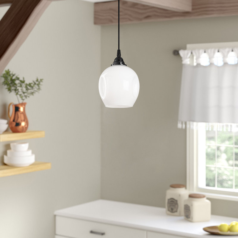 1 - Light Black Single Pendant