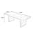 Brown Rectangular Solid Dining Table For Dining Room/Kitchen-1264836687