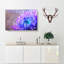 Lilac And Blue Chrysanthemum - Wrapped Canvas-56634611