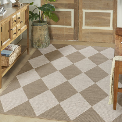 Aylan Washable Geometric Rug