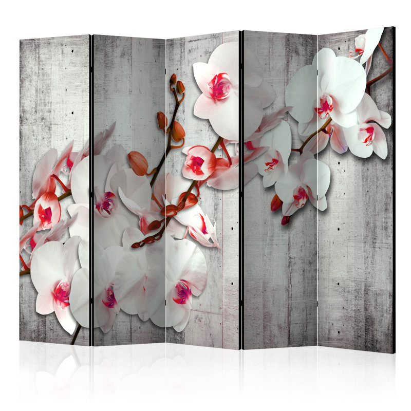 Concrete Orchid II Room Divider, 5