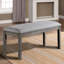 Banc rembourré avec siège 1pc