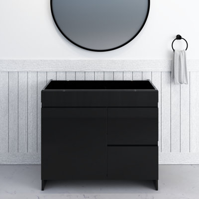 Cinnamon 36'' Single Bathroom Vanity Base Only