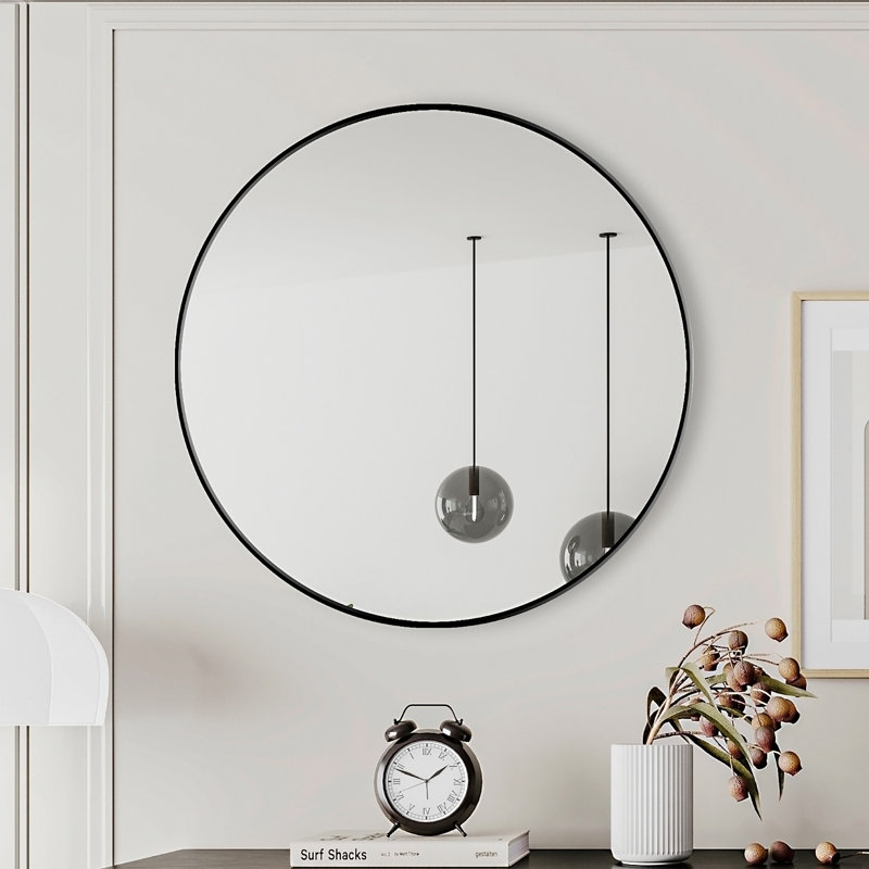 Circular Wall Mirror Metal Framed Mirror Round Vanity Mirror Dressing Mirror