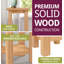 Edward Solid Wood End Table