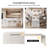 81"-106" Expandable Kitchen Island with Manufactured Wood Top - Adjustable Storage Cabinet for Modern Farmhouse & Open-Concept Kitchens-120090104