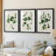 «Forest Foliage on Linen I», reproduction encadrée sur mesure de qualité supérieure - 3 pièces-438921449-438921445