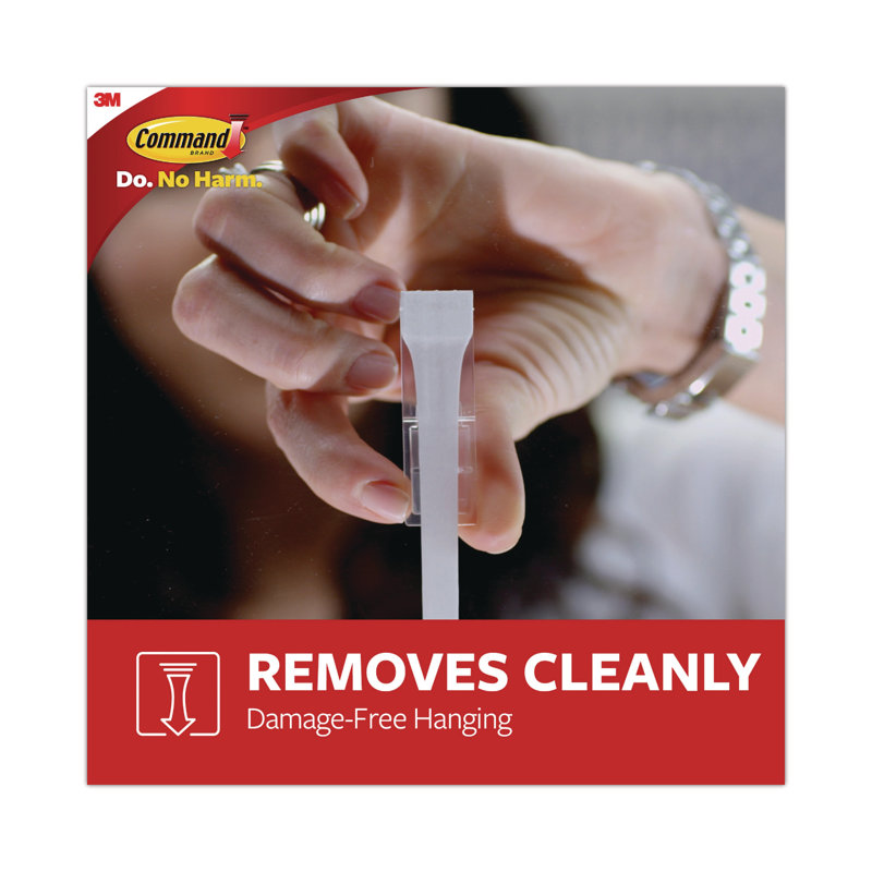 White Medium Plastic Adhesive Hooks, 37-Pack