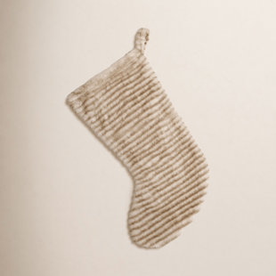 Tinsel Plush Stocking