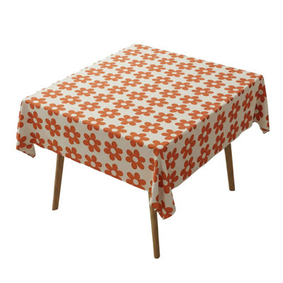 Ayaan Elegant Tablecloth (55 x 55 Inches), 65% Cotton / 35% Polyester, Easy Clean, Machine Washable at 86°F, Tumble Dryer Safe, Ironable | Perfect for Dining Table & Special Occasions, Durable & Stylish Design