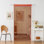 1pc 39 x 78 pouces porte rideau de rideau de rideau décoratif