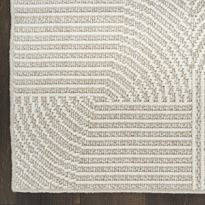 Coedy Beige Ivory Modern Indoor Rug