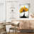 Harnek Abstract Splattered Yellow Tree-108505396