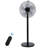 16" Oscillating Standing Floor Fan with Remote Control Timer Adjustable Tilt 12 Speeds Setting