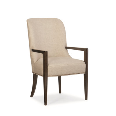 Modern Streamline Upholstered Armchair