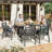 Rectangular 7-Pieces HDPE Outdoor Dining Set All-Weather