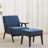 Sonnia Accent Chair with Ottoman Upholstered Living Room Chair Reading Chair Armchair and Footrest Set-1951741129