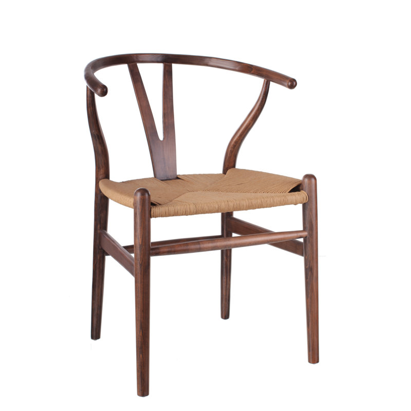 Baynes Solid Wood Dining Chair, Brown