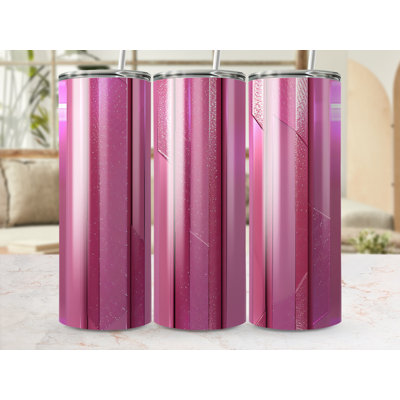Choose Handmade Tumblers 591 mL Vacuum Insulated Stainless Steel (18/8) Travel Tumbler with Straw