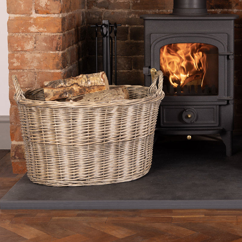Wicker Log Carrier