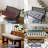 4 Inch Thick Non-Slip Tufted Bench Cushion - Multi-Purpose Seating Pad for Swing Chair, Dining Bench, Entryway & Bedside Stool, Polyester Brushed Fabric (White)-1029624963-1029624984