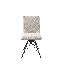 Stella Fabric Swivel Dining Chair