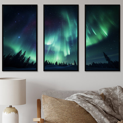 «Canadian Boreal Ballet 4 - Northern Lights», art mural