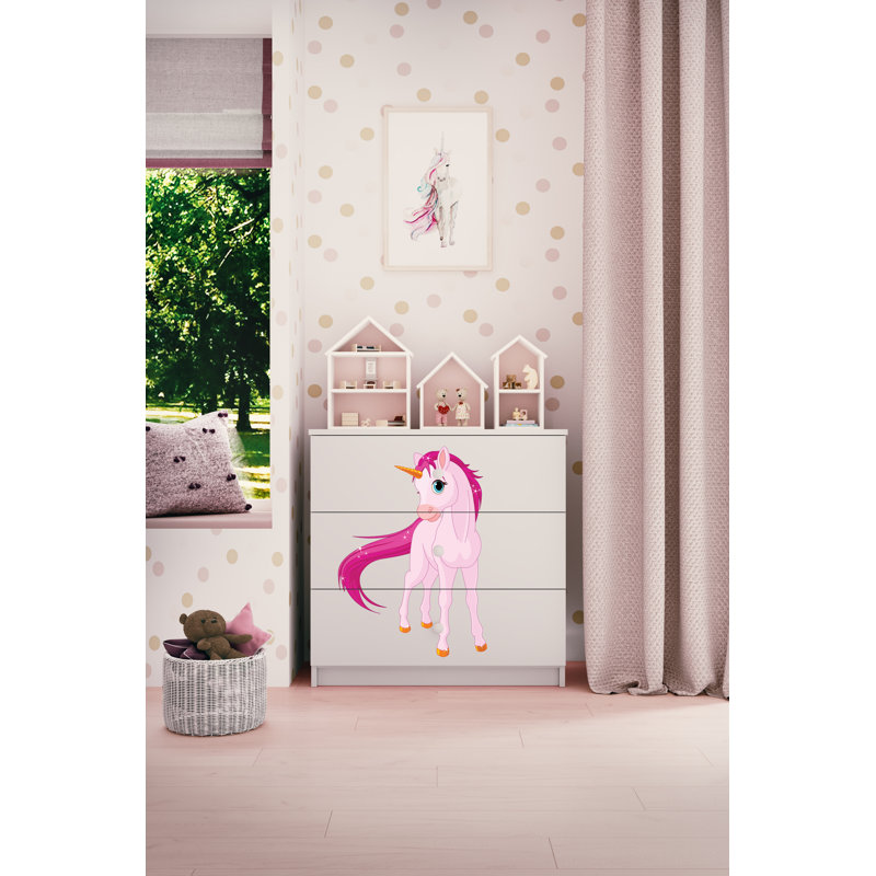 Cicero Kids 3 - Drawer Chest, White