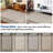 6x9 Washable Living Room Rug, Soft Scalloped Design, Non-Slip, Low Pile Neutral Carpet for Bedroom, Office, Foldable, Taupe-1693521120