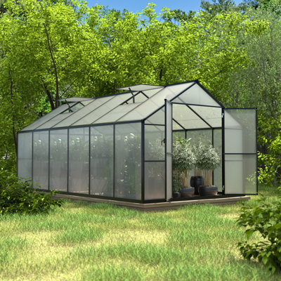 8×12 Ft. Aluminum Greenhouse