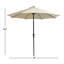 Parasol de marché éclairé 10 pi Akira